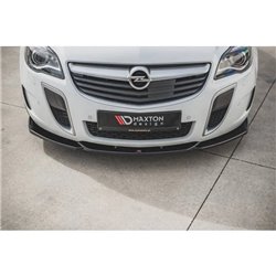 Maxton - Lame Du Pare-Chocs Avant V.2 Opel Insignia Mk. 1 OPC Facelift Noir Brillant