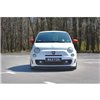 Maxton - Lame Du Pare-Chocs Avant V.2 Abarth 500 Mk1 Noir Brillant