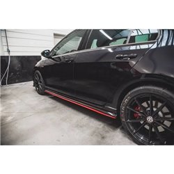 Maxton - Rajouts Des Bas De Caisse VW Golf 7 GTI TCR Rouge