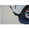 Maxton - Lames De Pare-Chocs Arrière Latérales Abarth 500 Mk1 Noir Brillant