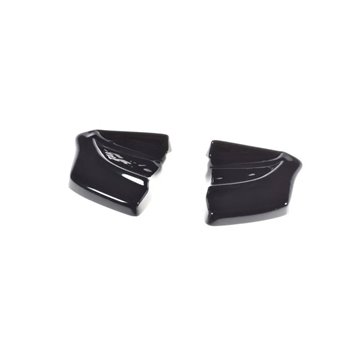 Maxton - Lames De Pare-Chocs Arrière Latérales Abarth 500 Mk1 Noir Brillant
