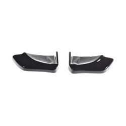 Maxton - Lames De Pare-Chocs Arrière Latérales Abarth 500 Mk1 Noir Brillant