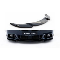 Maxton - Lame Du Pare-Chocs Avant V.3 BMW 5 F10/F11 M-Pack Noir Brillant