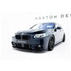 Maxton - Lame Du Pare-Chocs Avant V.3 BMW 5 F10/F11 M-Pack Noir Brillant