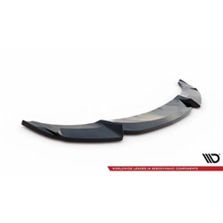 Maxton - Lame Du Pare-Chocs Avant V.3 BMW 5 F10/F11 M-Pack Noir Brillant