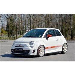 Maxton - Rajouts Des Bas De Caisse Abarth 500 Mk1 Noir Brillant