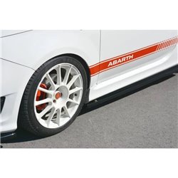 Maxton - Rajouts Des Bas De Caisse Abarth 500 Mk1 Noir Brillant