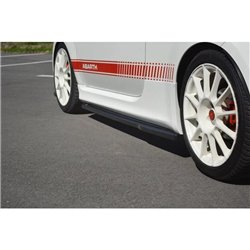 Maxton - Rajouts Des Bas De Caisse Abarth 500 Mk1 Noir Brillant