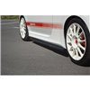 Maxton - Rajouts Des Bas De Caisse Abarth 500 Mk1 Noir Brillant