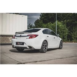 Maxton - Arriere Lame (avec une barre verticale) Opel Insignia Mk. 1 OPC Facelift Noir Brillant
