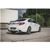 Maxton - Arriere Lame (avec une barre verticale) Opel Insignia Mk. 1 OPC Facelift Noir Brillant