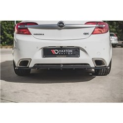 Maxton - Arriere Lame (avec une barre verticale) Opel Insignia Mk. 1 OPC Facelift Noir Brillant