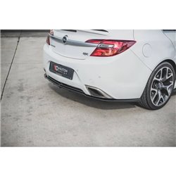 Maxton - Arriere Lame (avec une barre verticale) Opel Insignia Mk. 1 OPC Facelift Noir Brillant