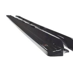 Maxton - SET DES DIFFUSEUR DES BAS DE CAISSE VW GOLF MK7 FACELIFT STANDARD Noir Brillant