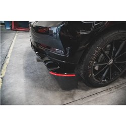 Maxton - Lames De Pare-Chocs Arrière Latérales VW Golf 7 GTI TCR Rouge