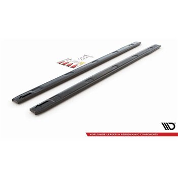 Maxton - Rajouts Des Bas De Caisse Volkswagen Caddy Mk. 4 Noir Brillant