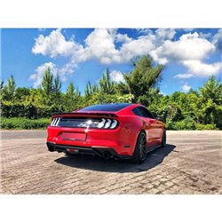 Maxton - Rajouts Des Bas De Caisse Ford Mustang Mk. 6 Facelift Noir Brillant