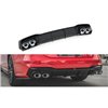 Maxton - Rajout Du Pare-Chocs Arriere + Faux Pot D'échappement Audi A7 S-Line C8 / S7 C8 / C8 Facelift / S7 Facelift Noir Brilla