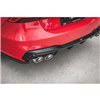 Maxton - Rajout Du Pare-Chocs Arriere + Faux Pot D'échappement Audi A7 S-Line C8 / S7 C8 / C8 Facelift / S7 Facelift Noir Brilla