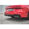 Maxton - Rajout Du Pare-Chocs Arriere + Faux Pot D'échappement Audi A7 S-Line C8 / S7 C8 / C8 Facelift / S7 Facelift Noir Brilla