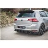 Maxton - Street Pro Central Diffuseur Arriere V.1 VW Golf 7 GTI Noir