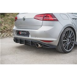 Maxton - Street Pro Central Diffuseur Arriere V.1 VW Golf 7 GTI Noir