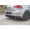 Maxton - Street Pro Central Diffuseur Arriere V.1 VW Golf 7 GTI Noir