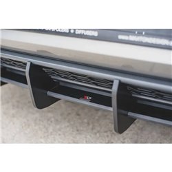 Maxton - Street Pro Central Diffuseur Arriere V.1 VW Golf 7 GTI Noir