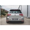 Maxton - Street Pro Central Diffuseur Arriere V.1 VW Golf 7 GTI Noir