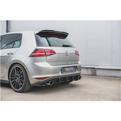 Maxton - Street Pro Central Diffuseur Arriere V.1 VW Golf 7 GTI Noir
