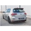 Maxton - Street Pro Central Diffuseur Arriere V.1 VW Golf 7 GTI Noir