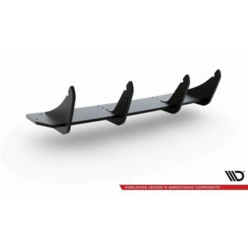 Maxton - Street Pro Central Diffuseur Arriere V.1 Audi RS3 8V Sportback Noir-Rouge