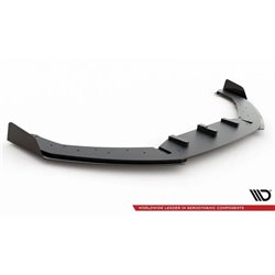 Maxton - Street Pro Lame Du Pare-Chocs Avant Audi RS3 8V Sportback Noir + Rabats Brillant 