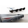 Maxton - Sport Durabilité Central Diffuseur Arriere V.2 VW Golf 7 GTI Rouge