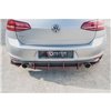 Maxton - Sport Durabilité Central Diffuseur Arriere V.2 VW Golf 7 GTI Rouge