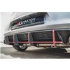 Maxton - Sport Durabilité Central Diffuseur Arriere V.2 VW Golf 7 GTI Rouge