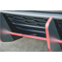 Maxton - Sport Durabilité Central Diffuseur Arriere V.2 VW Golf 7 GTI Rouge