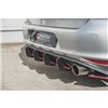 Maxton - Sport Durabilité Central Diffuseur Arriere V.2 VW Golf 7 GTI Rouge
