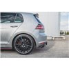 Maxton - Street Pro Lame Du Pare Chocs Arriere V.1 VW Golf 7 GTI Noir-Rouge