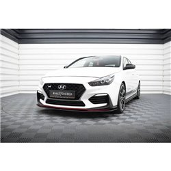Maxton - Street Pro Lame Du Pare-Chocs Avant Hyundai I30 N Mk3 Hatchback / Fastback Noir
