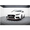 Maxton - Street Pro Lame Du Pare-Chocs Avant Hyundai I30 N Mk3 Hatchback / Fastback Noir
