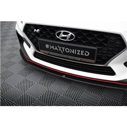 Maxton - Street Pro Lame Du Pare-Chocs Avant Hyundai I30 N Mk3 Hatchback / Fastback Noir