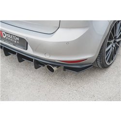 Maxton - Street Pro Lame Du Pare Chocs Arriere V.1 VW Golf 7 GTI Rouge