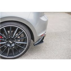 Maxton - Street Pro Lame Du Pare Chocs Arriere V.1 VW Golf 7 GTI Rouge