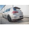 Maxton - Street Pro Lame Du Pare Chocs Arriere V.1 VW Golf 7 GTI Rouge