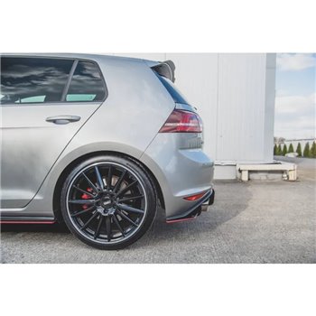 Maxton - Street Pro Lame Du Pare Chocs Arriere V.1 VW Golf 7 GTI Rouge