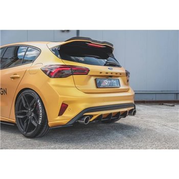 Maxton - Street Pro Central Diffuseur Arriere Ford Focus ST Mk4 Rouge