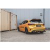 Maxton - Street Pro Central Diffuseur Arriere Ford Focus ST Mk4 Rouge