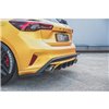 Maxton - Street Pro Central Diffuseur Arriere Ford Focus ST Mk4 Rouge