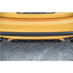Maxton - Street Pro Central Diffuseur Arriere Ford Focus ST Mk4 Rouge